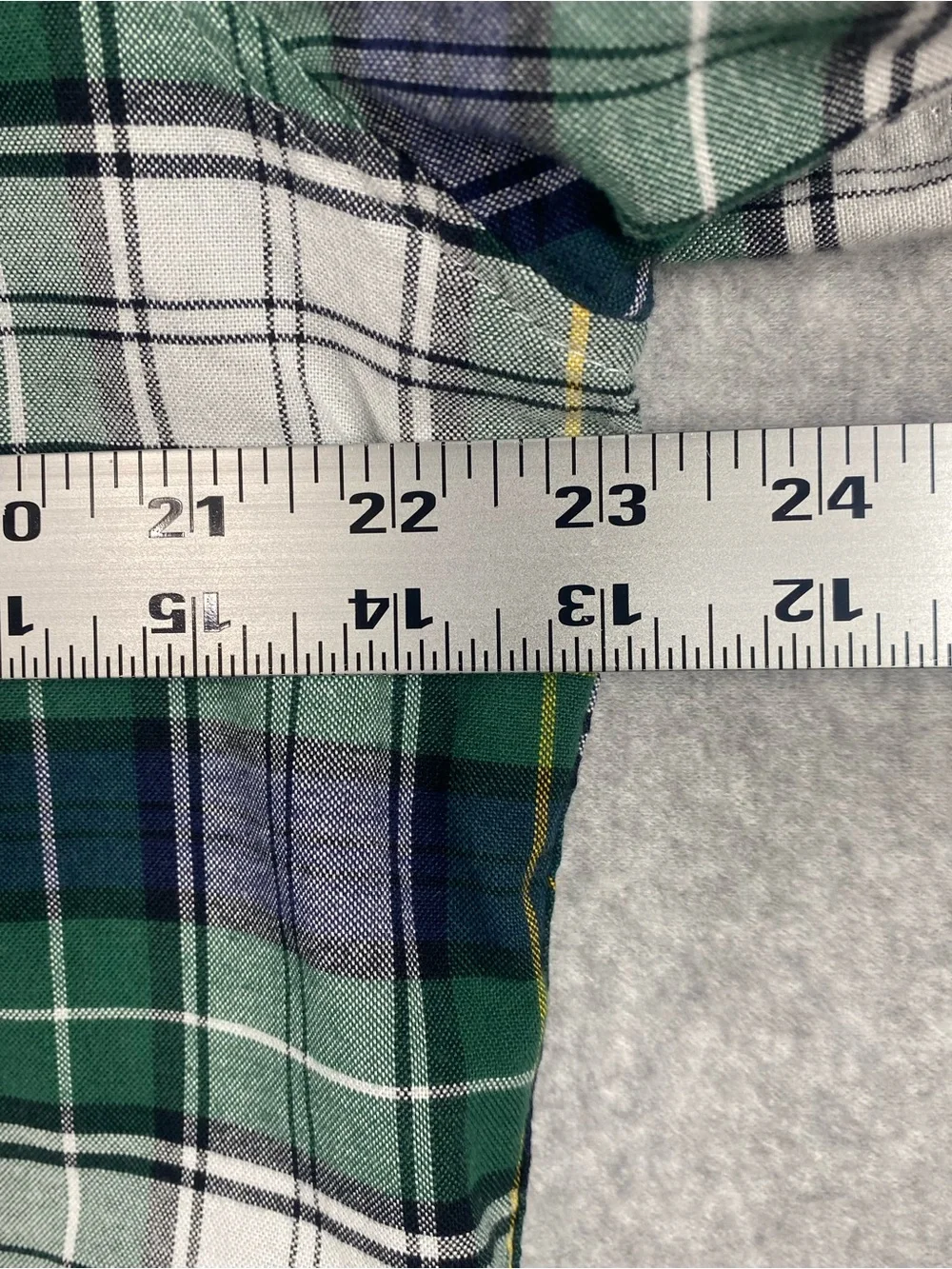 J. Crew shirt men’s XL slim fit green The broken Oxford organic cotton long slv.
